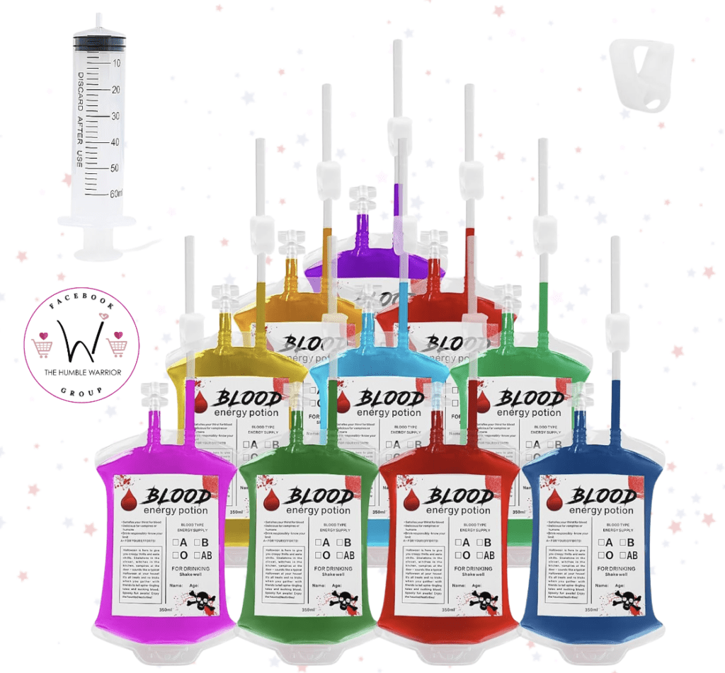 10-pack of Blood Bags for Drinks!